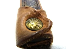 LOUIS VUITTON M58056 Monogram Less Baxter MM Dog Leash Dogs Pet Supplies Auth