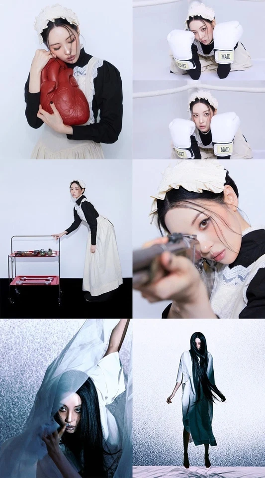 SUNMI [HEART MAID] 1st Album CD-R+Photo Book+Envelope+2 Photo Card+4 Post Card Foto 3 de 4