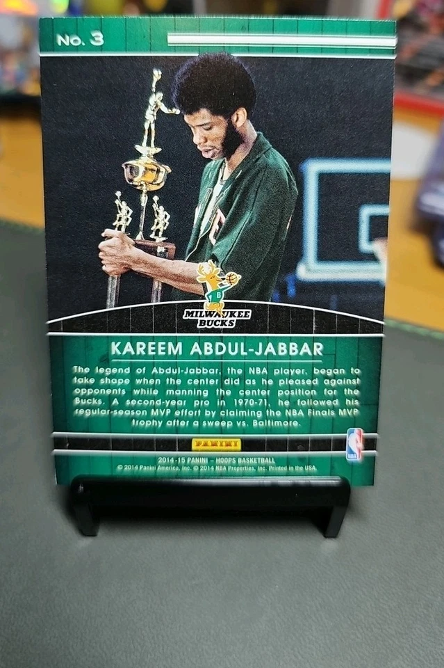 2014-15 NBA Hoops - High Honors Kareem Abdul-Jabbar #3 - Image 2 of 2