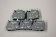 Lot of 5 UNUSED SCHNEIDER ELECTRIC CONTACT BLOCK ZBE-101
