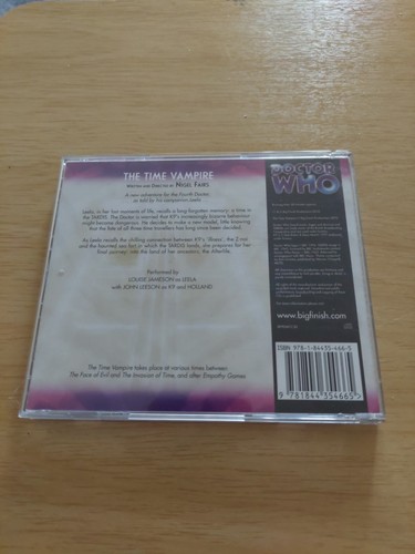 Doctor Who: The Time Vampire Nigel Fairs Big Finish Audiobook - Picture 2 of 3