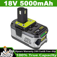 5,0Ah Akku FüR Ryobi 18V One Plus Lithium RB18L50 P108 P109 Batterie De