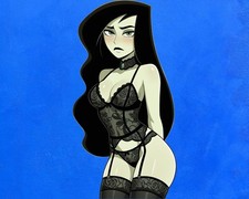 Shego Waifu Sticker 5 . Waifu Sticker