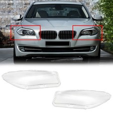 Left&Right Headlight Lens Cover Pour BMW F10 F18 5 Series 520 525 2010–14 F14
