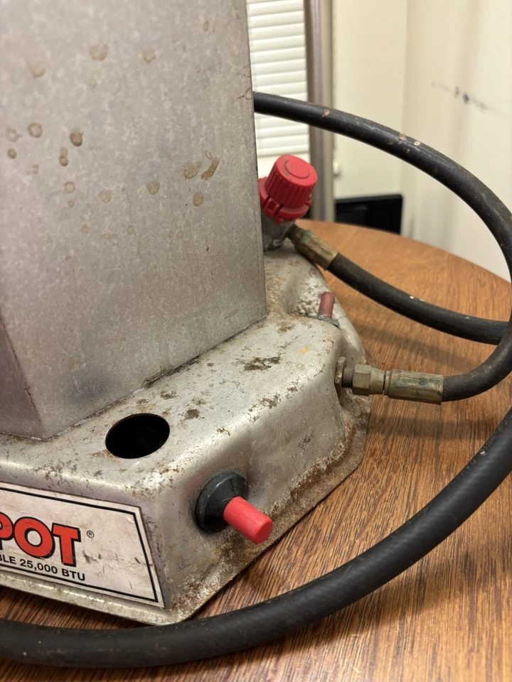 Calentador de convección de propano portátil Hot Spot Reddy 25000 BTU modelo RCP25 Foto 3 de 4