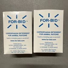 For-Bid for Dogs Cats Coprophagic Stop Stool Eating  24 Packets Forbid - 2 PACK