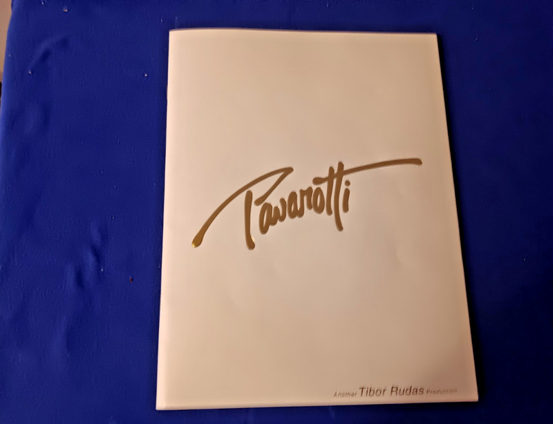 Pavorotti Souvenir Program, Cleveland, 1995