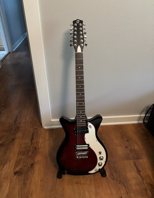 Danelectro 59X12 12-String Solid Electric Guitar Red Right-Handed