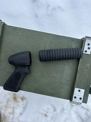 #ad Ithaca 37 Pistol grip and Forend Polymer Black $59.00