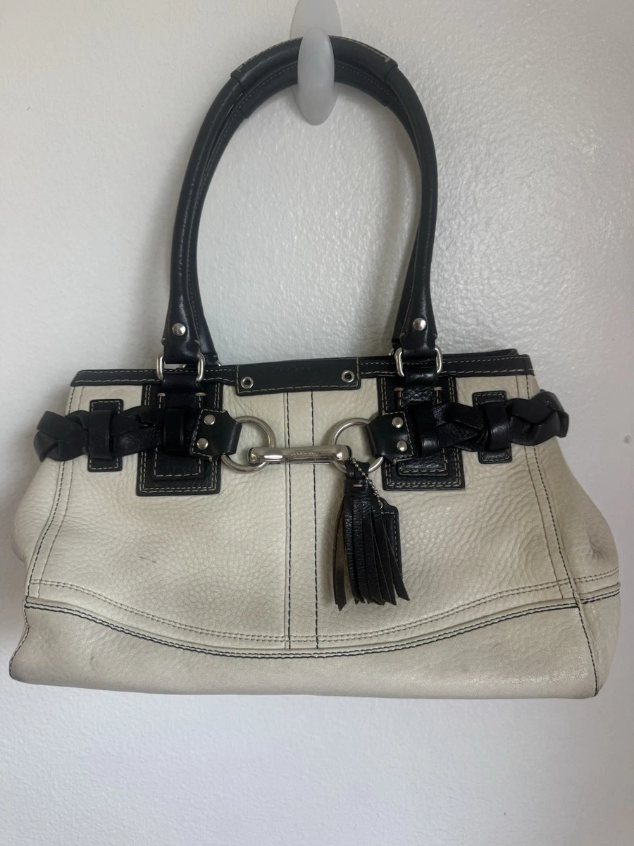 Coach Hampton Satchel/Top Handle Bag White Bags & Handbags for