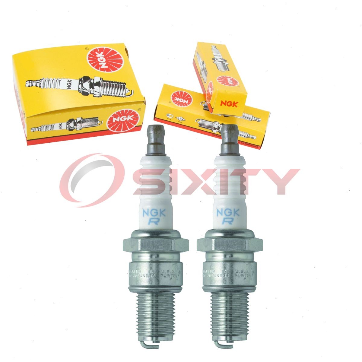 2 pc NGK 3961 BR8ES SOLID Standard Spark Plugs for RN2C F8RC E3.31 818 ic