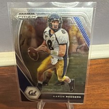 Panini 2021 Prizm Draft Picks Aaron Rodgers #15 California Golden Bears Football
