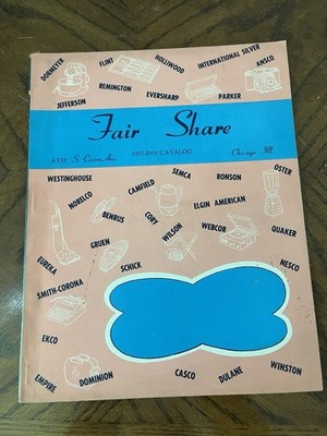 1957-1958 Fair Share Chicago Department Store Catalog