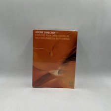 SEALED- RARE-Adobe Director 11 NEW Dimensions In Rich Multimedia- Windows- Games
