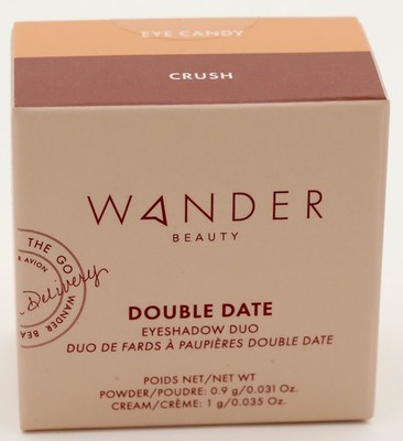 Wander Beauty Double Date Eyeshadow Duo  Palette Crush/Eye Candy Powder/Cream