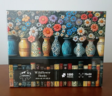 WILDFLOWER BOOKS 1000 Piece Jigsaw Puzzle 19 x 27 NEW