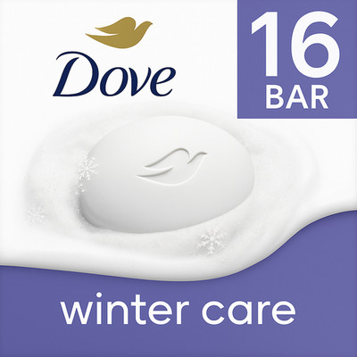 Dove Beauty Bar Soap Winter Care Moisture Cream 3.75 oz | Choose 4 32 Bars | New