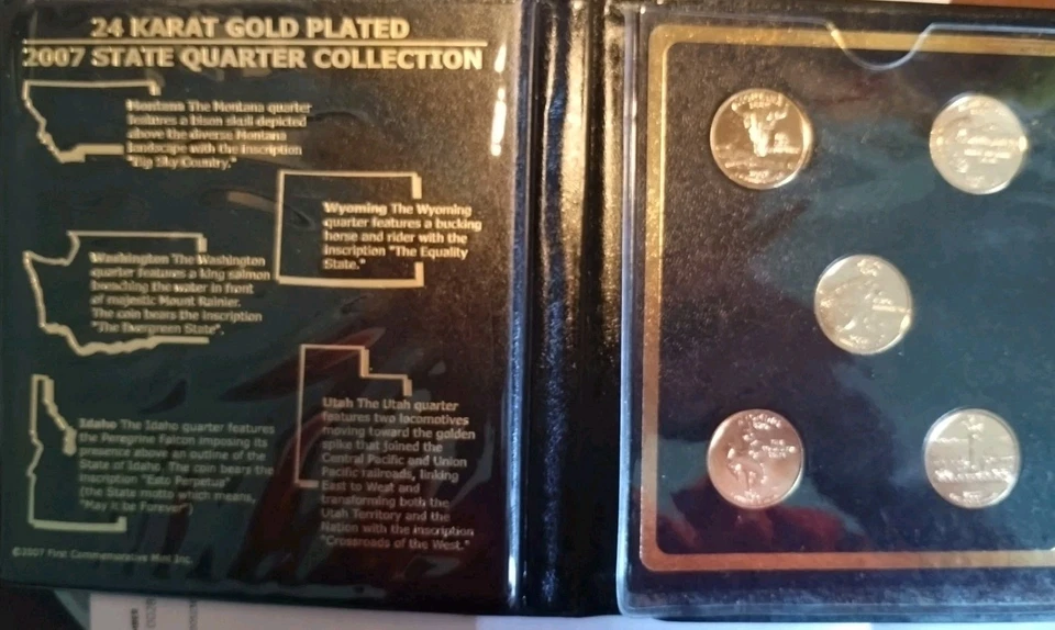 24 Karat Gold Plated 2007 State Quarter Collection - Image 2 of 4