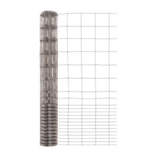 Garden Craft 40 in. H X 50 ft. L Galvanized Steel Garden Fence Silver