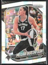 2025 Panini Prizm WNBA #49 Megan Gustafson Silver Prizms