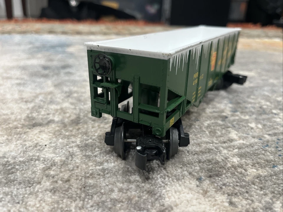 Lionel 6-82710 Navidad PRR Rompehielos Túnel Tolva Coche O 027 Pennsy Display Foto 2 de 4