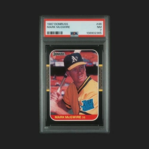 1987 Donruss - Rated Rookie Mark McGwire #46