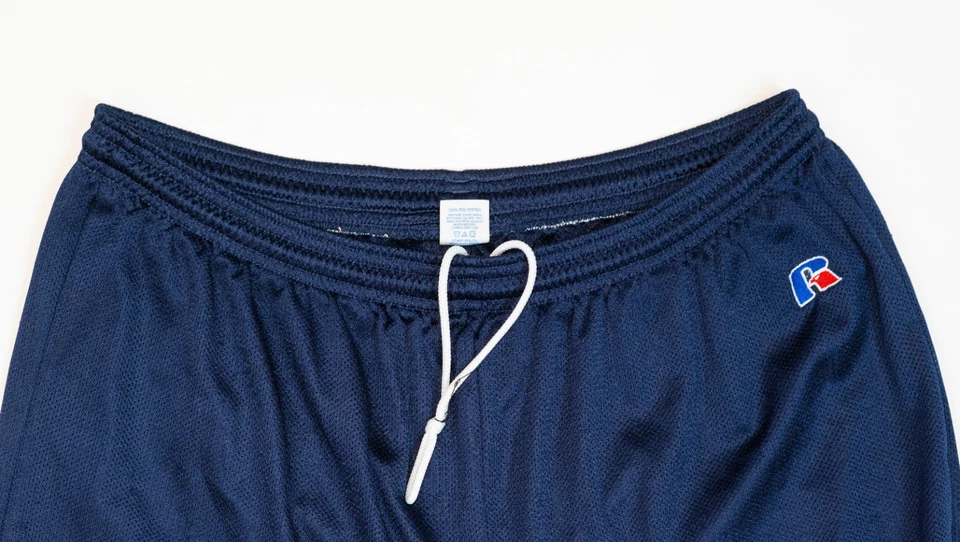 Pantalones Cortos de Baloncesto Russell Athletic Para Hombre XL Malla Correr Cordón Años 90 De Colección Foto 2 de 4