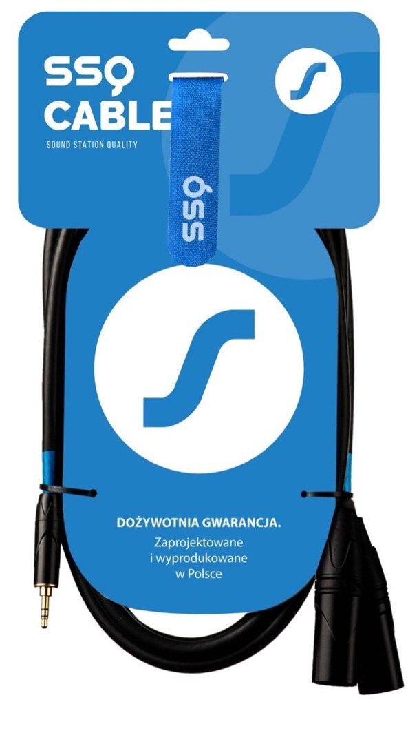 5904161822011 SSQ MIXLR3 - Разъем для подключения стереосистемы 3,5 мм - 2x XLR ЗВУКОВАЯ СТАНЦИЯ длиной 3 м Q