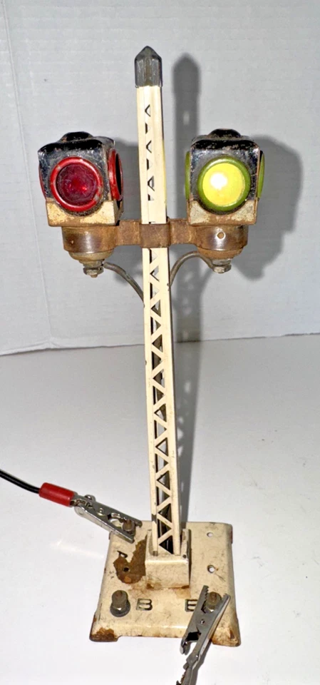 LIONEL PREWAR O/STANDARD GAUGE 076 BLOCK SIGNAL - 1923-1928-WORKS OB - Image 3 of 4