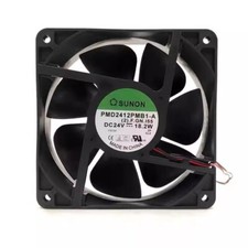 SUNON PMD2412PMB1-A 2 .GN 12038 DC24V 18.2W 2-Wire Inverter Cooling Fan