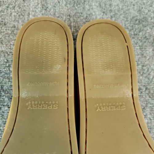 Sperry Top-Sider Authentic Original Boat Shoes Womens Size 11 Brown Leather Dock - Picture 9 of 14