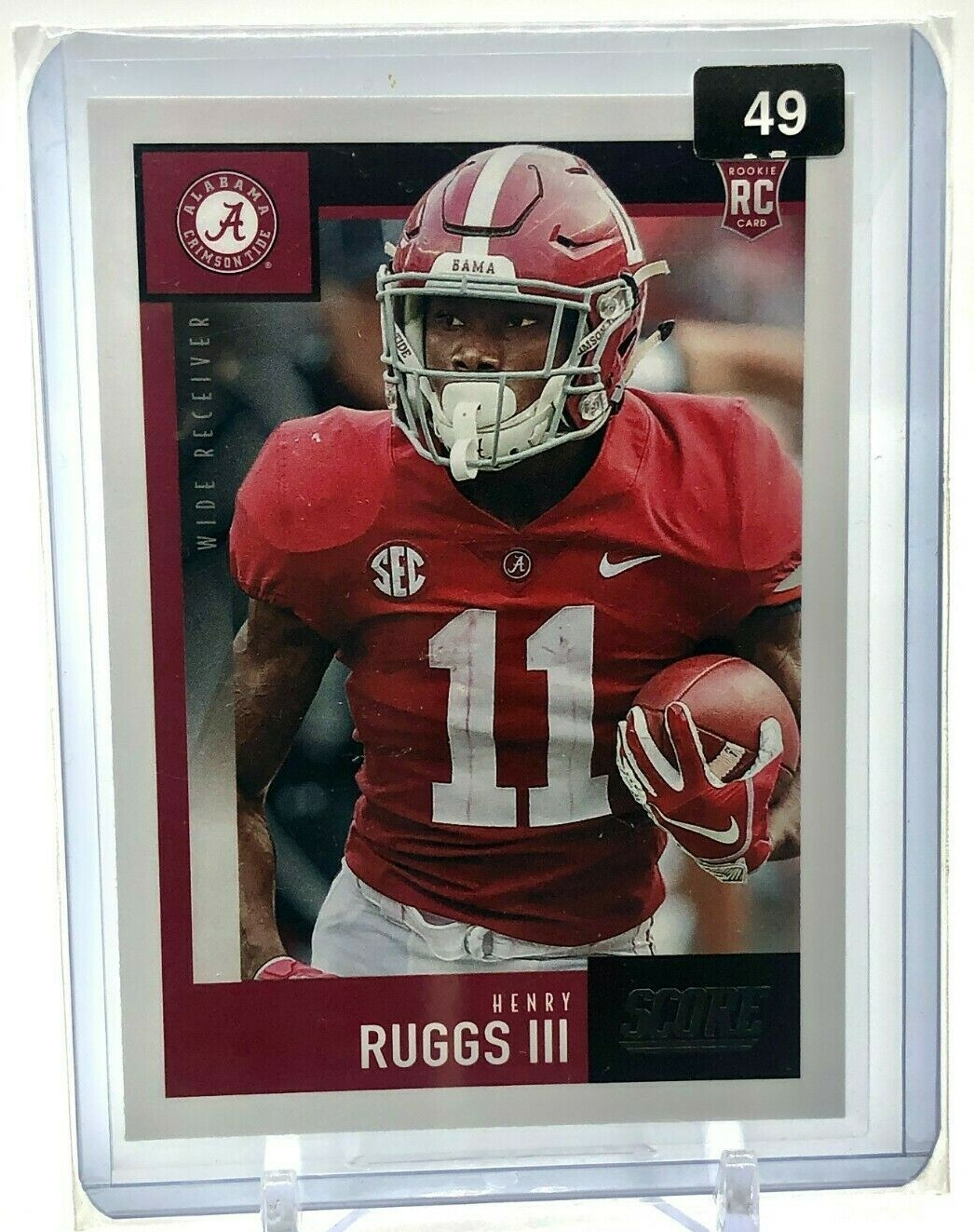 2020 Score 424 Henry Ruggs Rookie Card Raiders Alabama Crimson Tide eBay