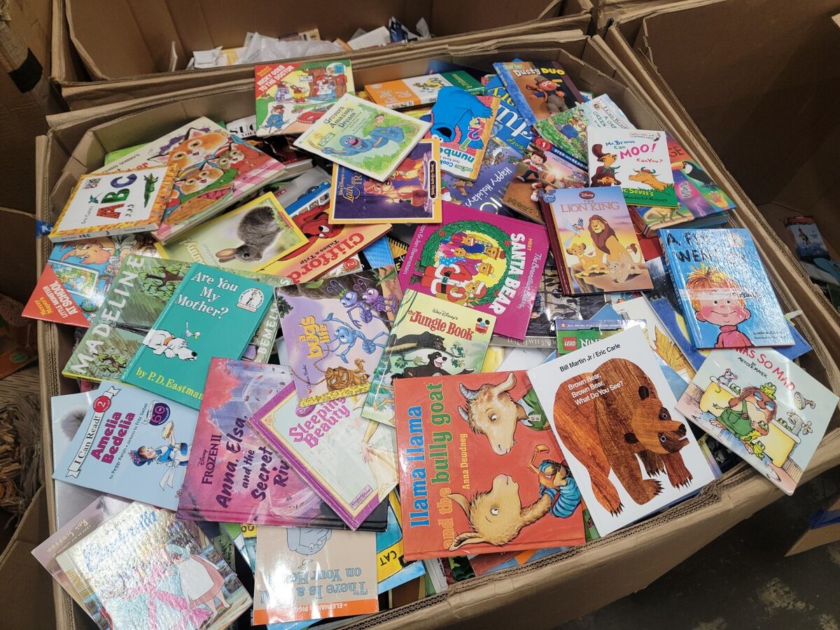 Lot of 50 Story Time Books for Kids Toddlers Daycare Child