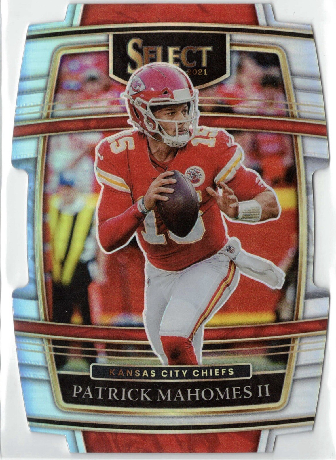 2021 Panini Select - Concourse Silver Prizm Die-Cut #2 Patrick Mahomes II