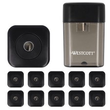 12x Spitzer Anspitzer Dosenspitzer Metalleinsatz Auffangbehälter für 8mm Stifte