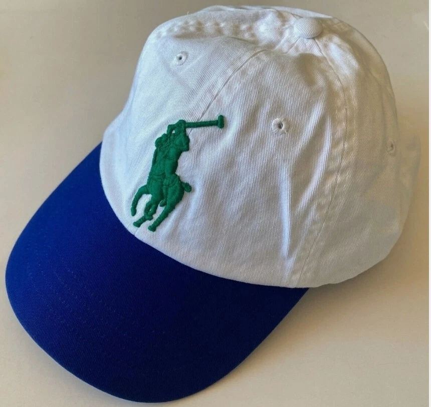 Polo Ralph Lauren Big Pony Athletic Twill Cap Leather Strap Back Hat