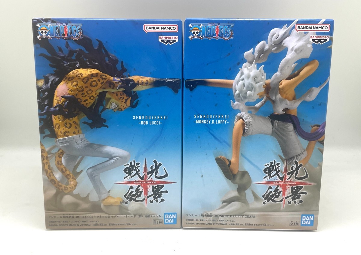 ワンピース 戦光絶景 ROB LUCCI MONKEY.D.LUFFY 4セット ワンピース 戦光絶景-MONKEY.D.LUFFY GEAR5-│株式会社BANDAI