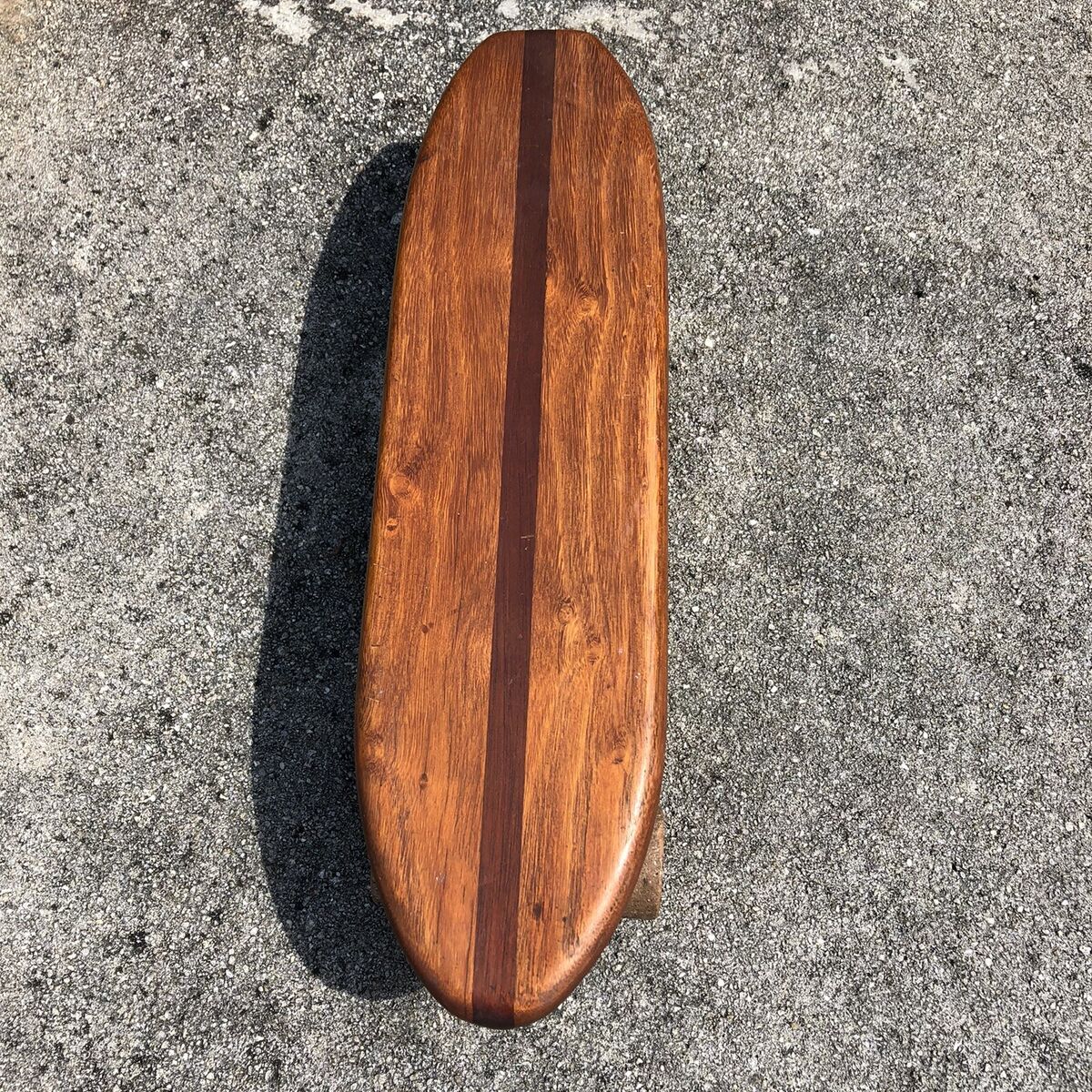 Early skateboard Super Surfer formica & wood vintage wheels