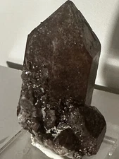 Large Crystal With Hematite Red Feather Lakes Colorado