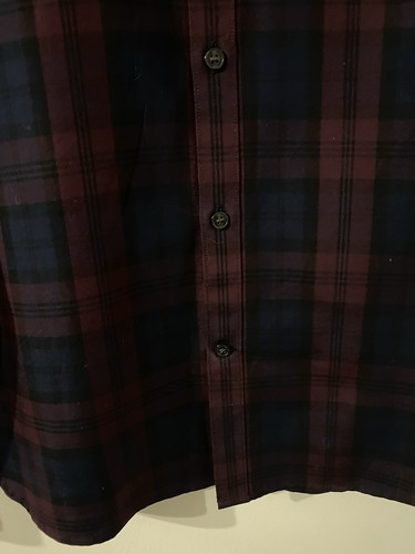 Fred Perry Tartan Long Sleeved Button Shirt Medium Brand New With Tags - Picture 7 of 22
