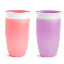 Sippy Cups for Toddlers 1-3 Spill Proof Miracle 360 Cup 10oz 2 Pack