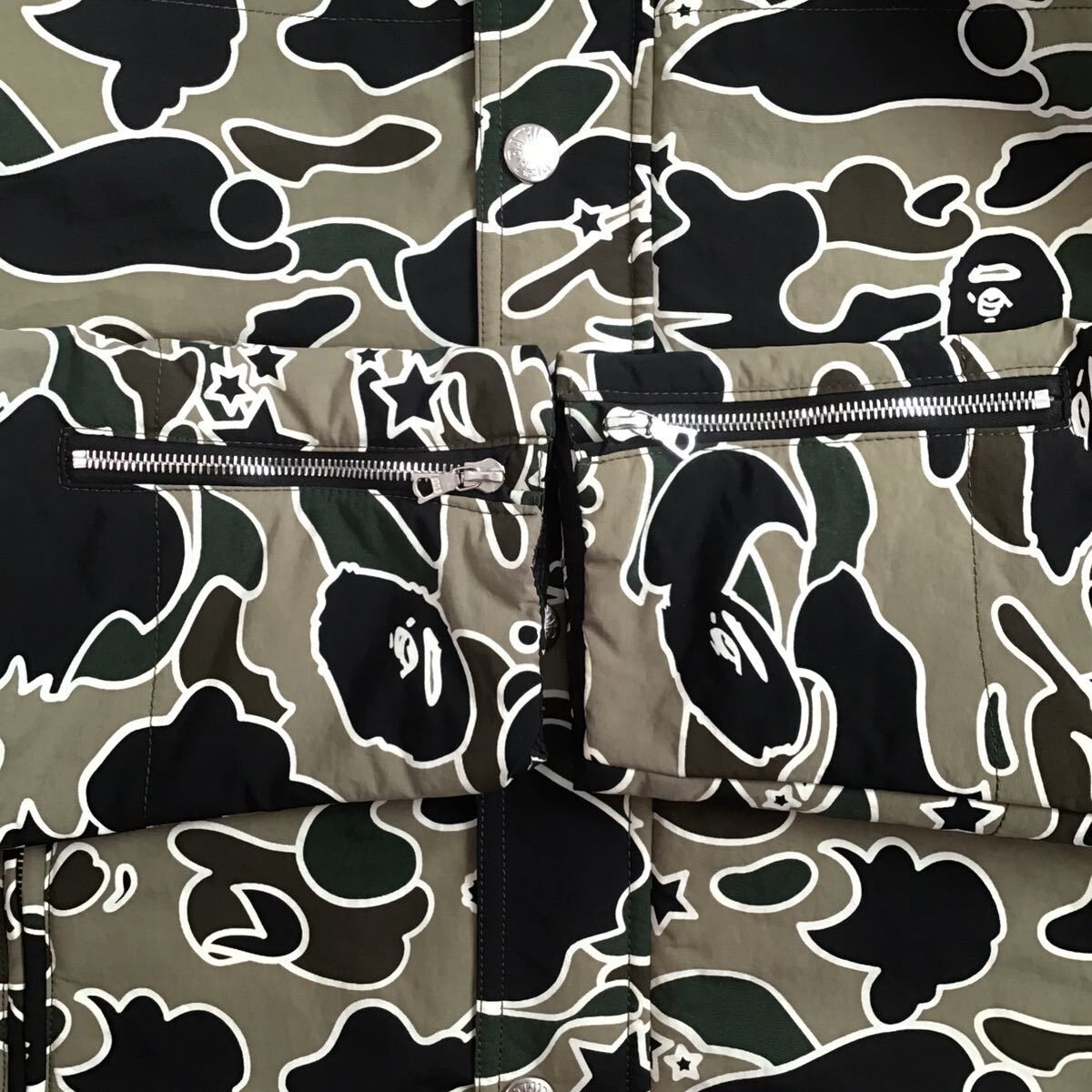 BAPE sta camo M65 nylon military jacket vintage NIGO A Bathing Ape