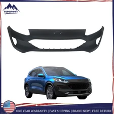 For 2020-2022 Ford Escape Black Plastic Front Bumper Cover Assembly Replacement