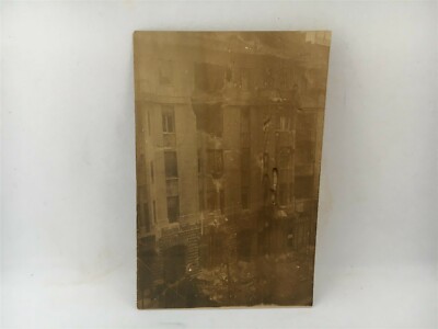 German Revolution Berlin Postcard 1919 RPPC Bolshevik Uprising Destruction