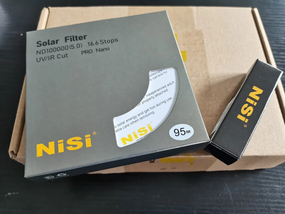 NiSi Solar Filter Pro Nano UV IR Cut ND100000(5.0) 16.6 Stops 77mm 82mm 95mm NEW - Image 2 of 4