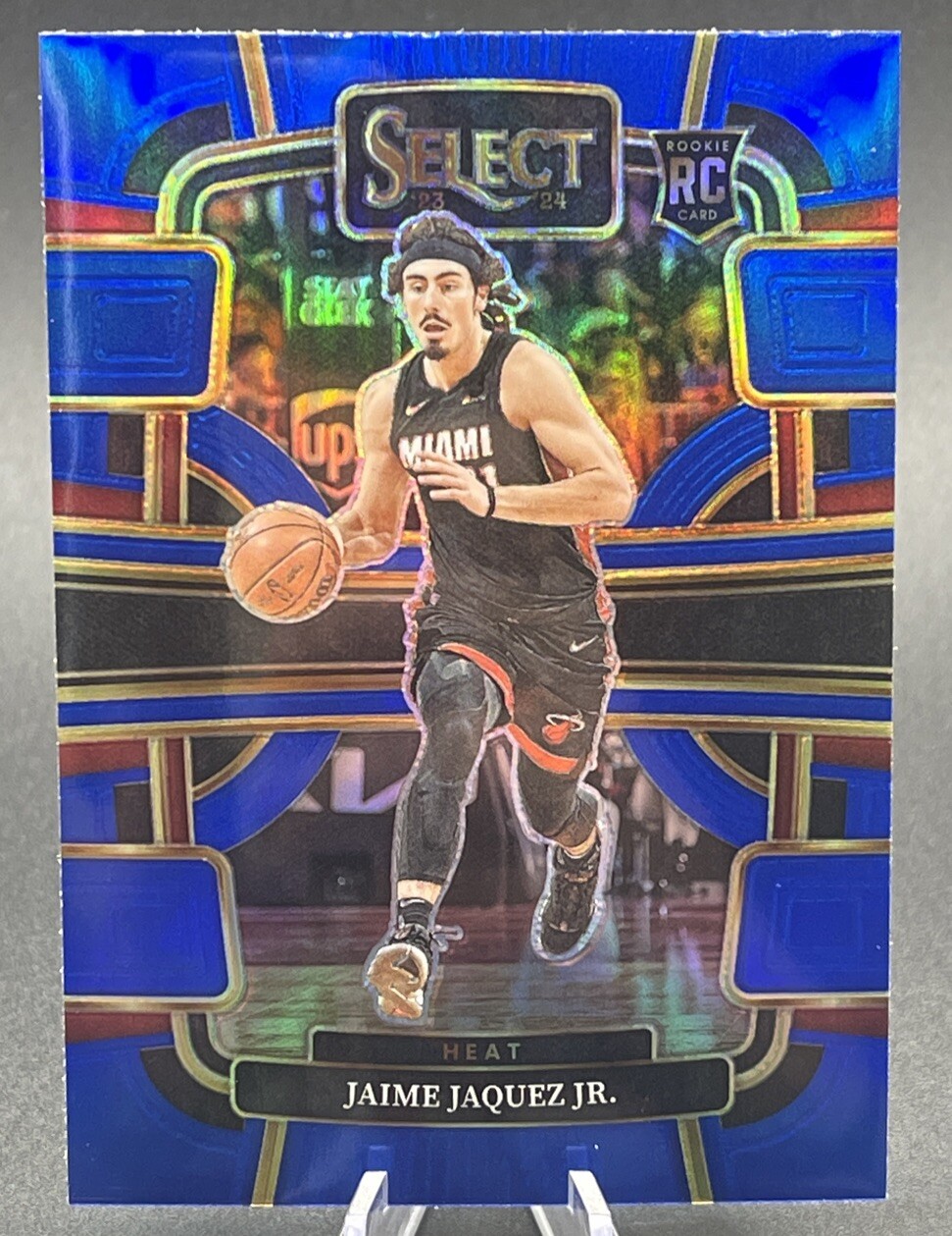 2023-24 Select Blue Prizm Concourse #100 Jaime Jaquez Jr.  - Miami Heat