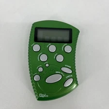 MGA Electric Black Jack Card Draw Hand Held Game Green Tested Works