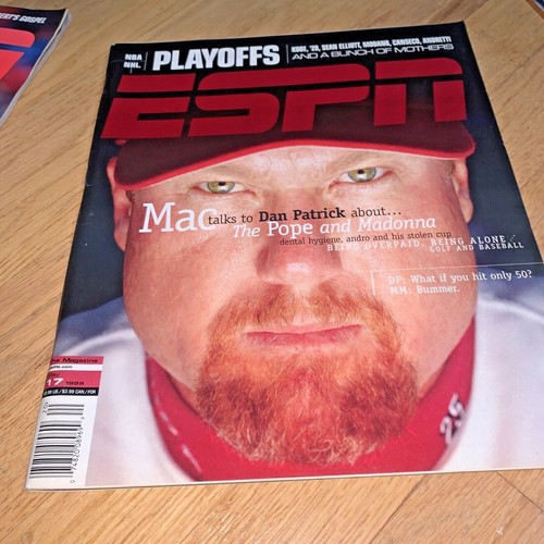 8-1998 Sports Illustrated / ESPN Magazine - MARK McGWIRE HOME RUN Season - Foto 4 di 9