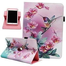 Universal 10 10.1 Inch Android Tablet Case, Dluggs PU Leather 360 02 Bird