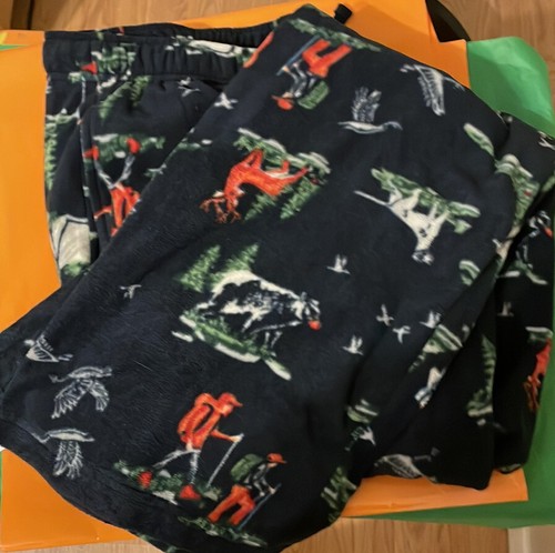 Hunter Fleece Pajama Pants Side Pockets 